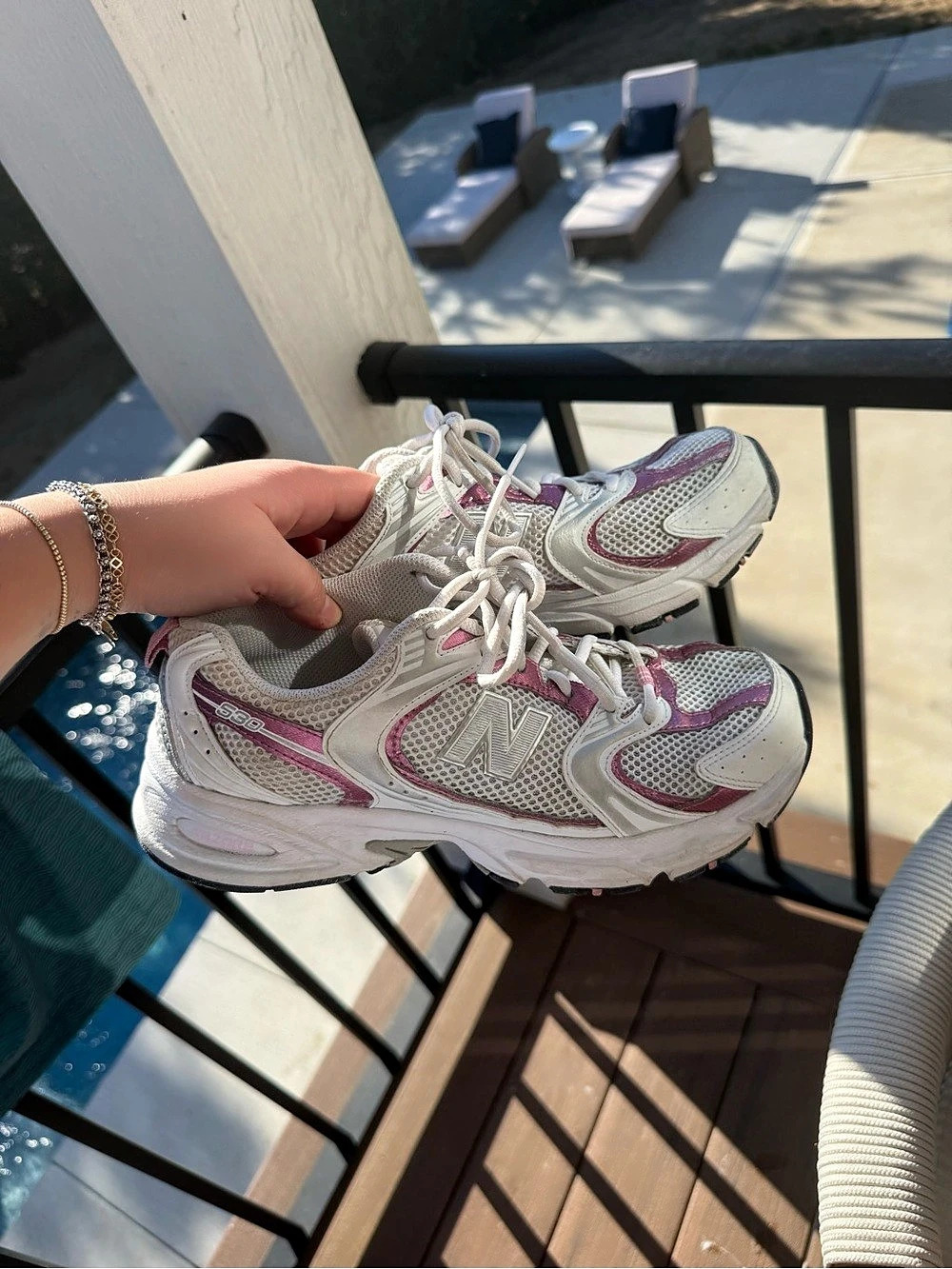 New Balance 530 Women's Sneakers White & Pink US 6.5